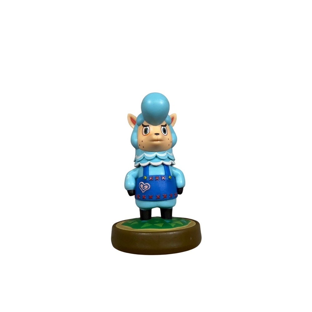 Nintendo Animal Crossing Cyrus Amiibo‎ NVL-001 Blue Alpaca Figure NFC Toy